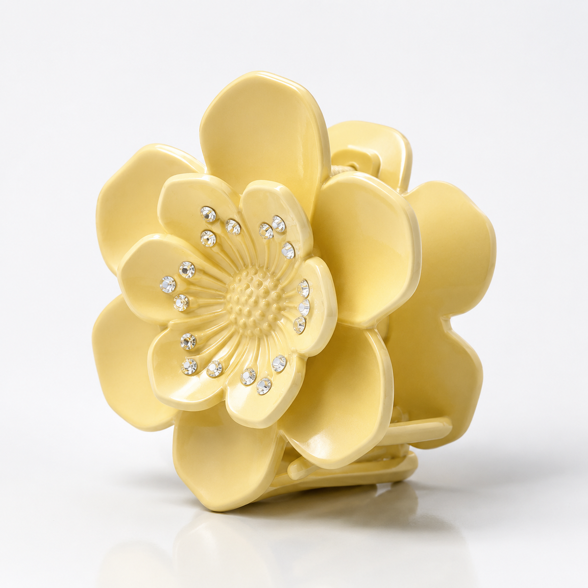 Pinza de flor para el cabello