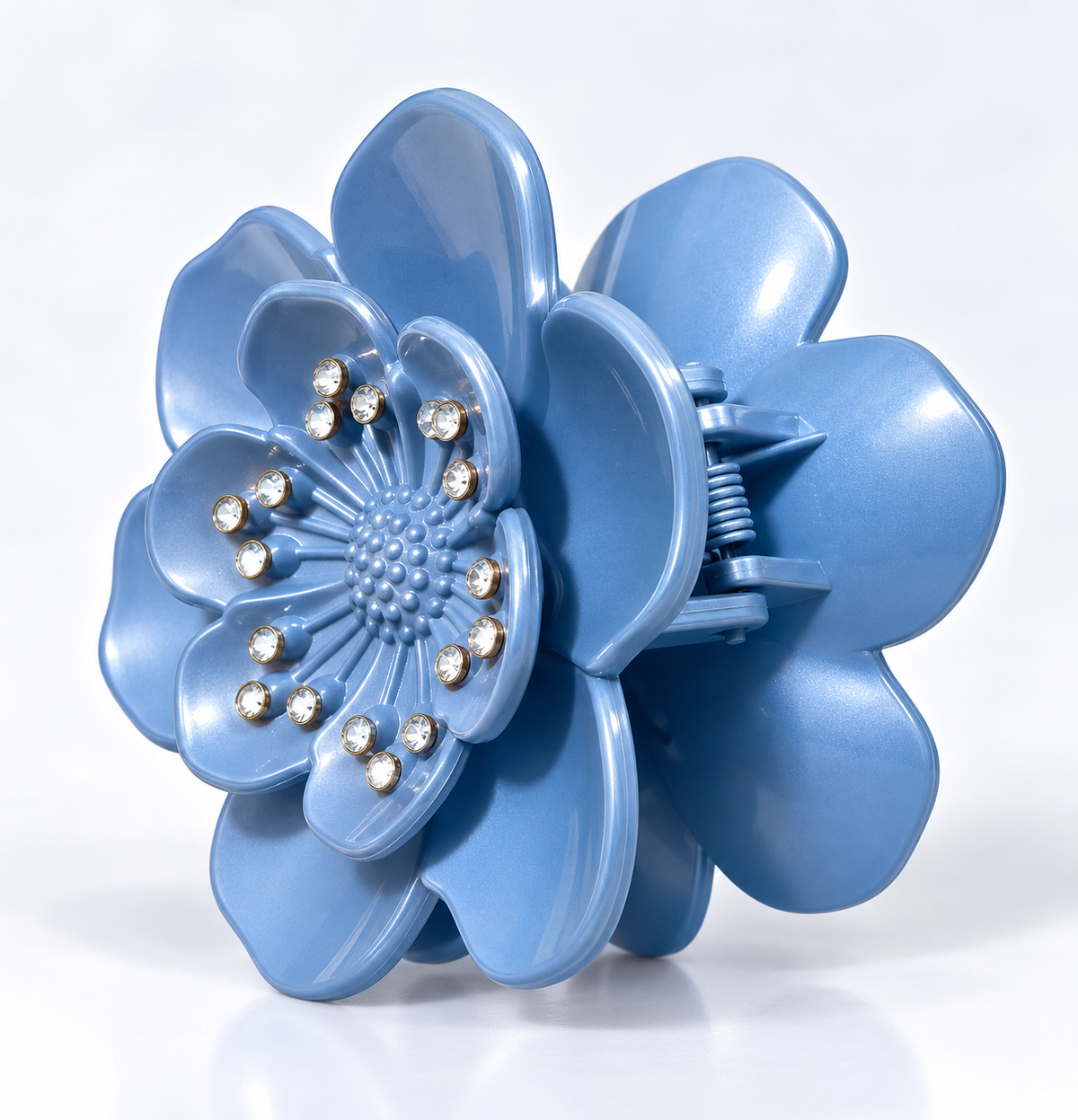 Pinza de flor para el cabello