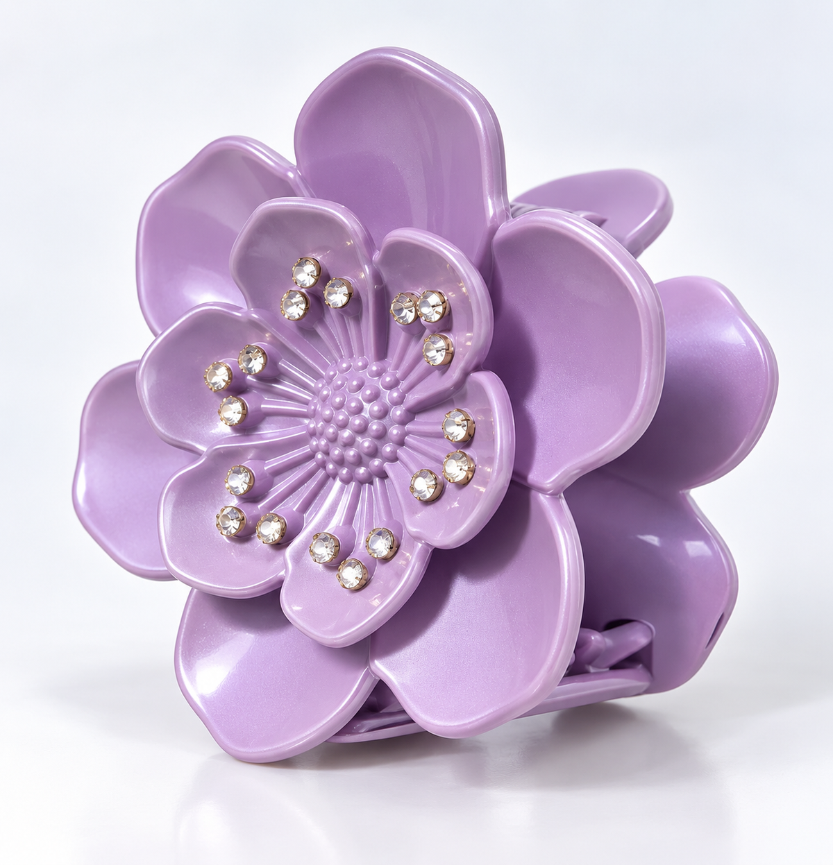 Pinza de flor para el cabello