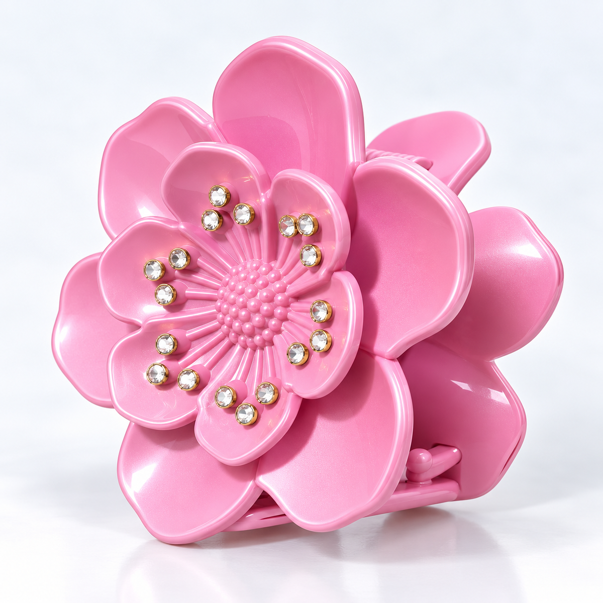 Pinza de flor para el cabello