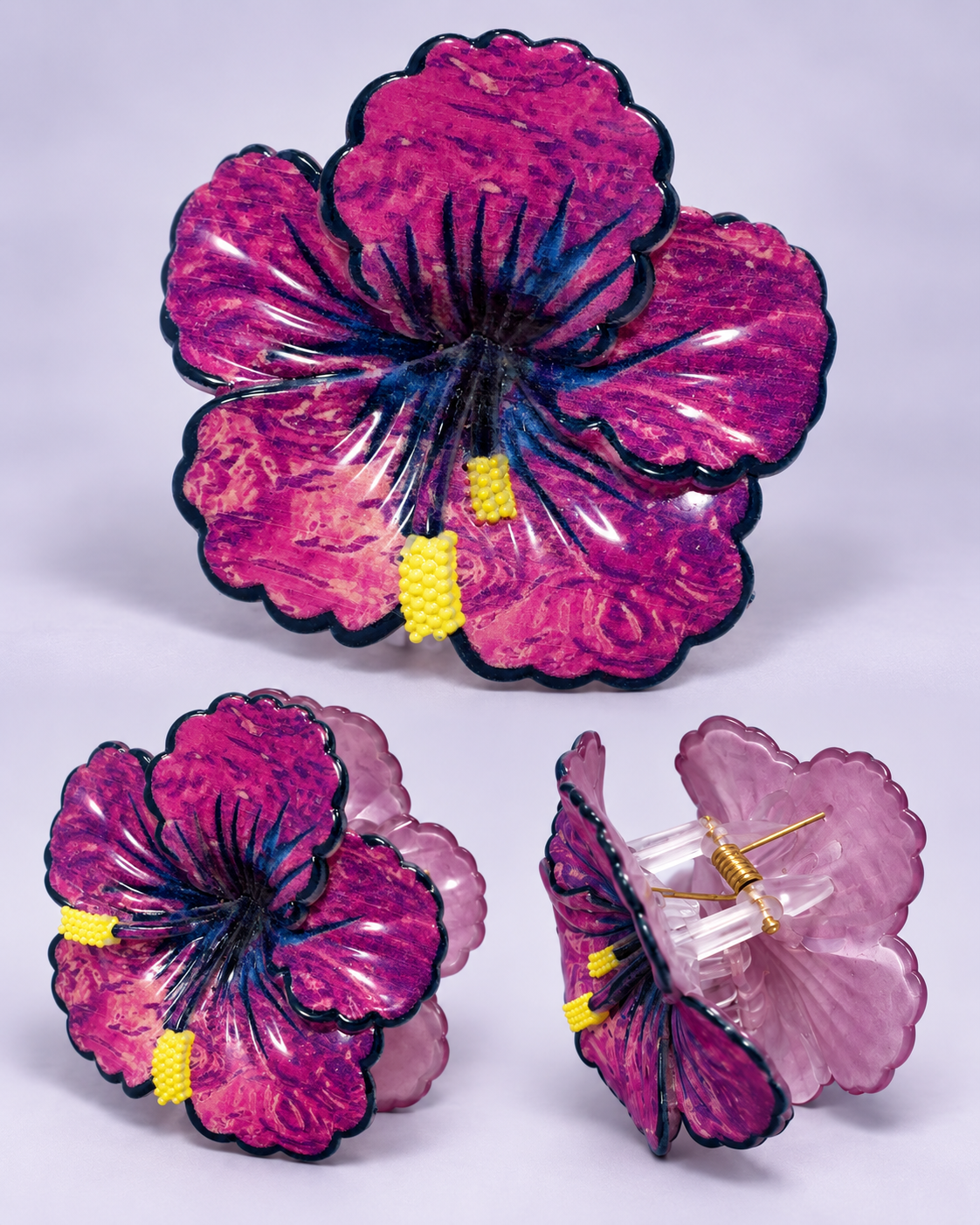 Pinzas de hibisco tropical