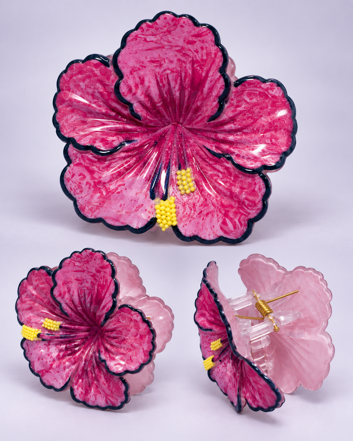 Pinzas de hibisco tropical