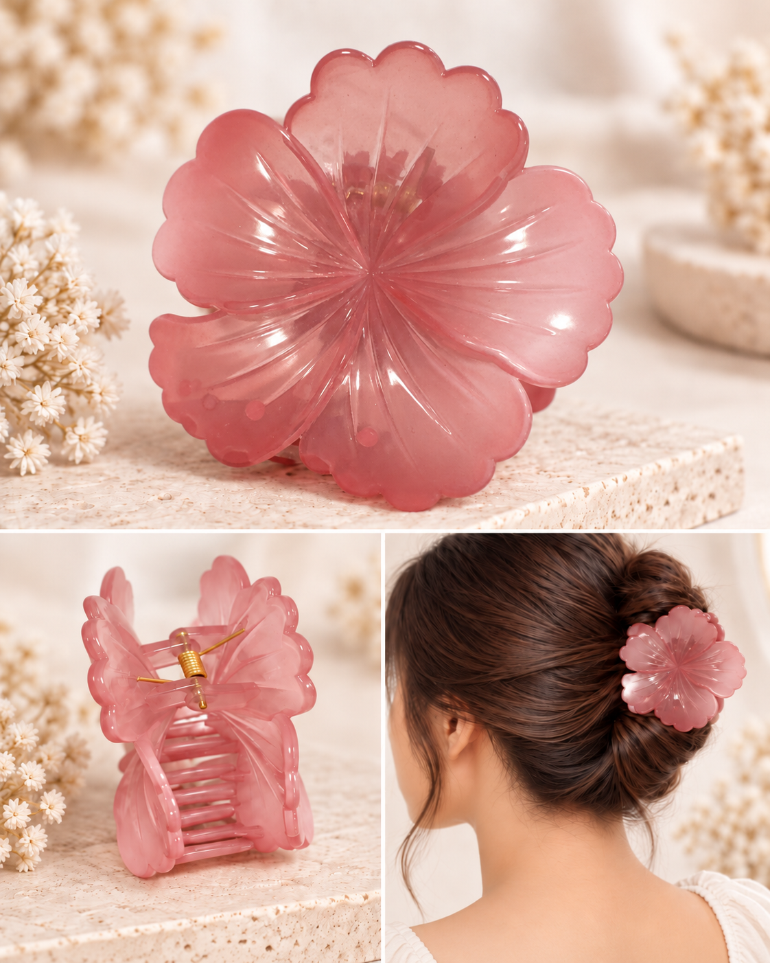Pinzas de flor de hibisco