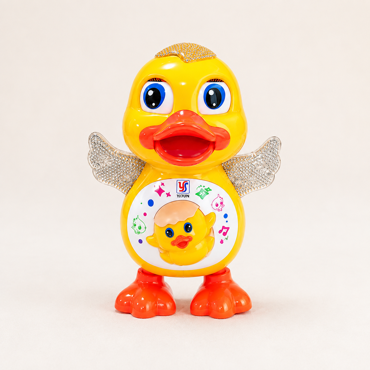 Juguete de pato amarillo